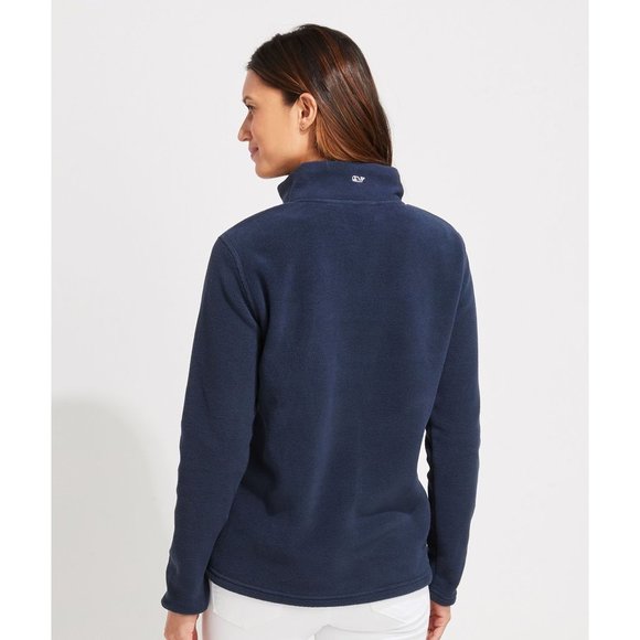 Vineyard Vines Women's Tech Fleece Harbor 1/4 Zip Pullover Size Small - Picture 1 of 12